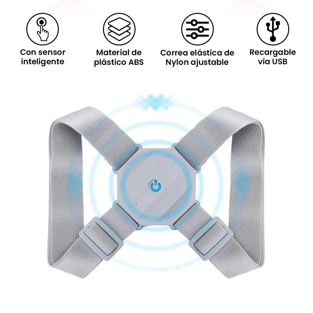 Corrector de postura con sensor